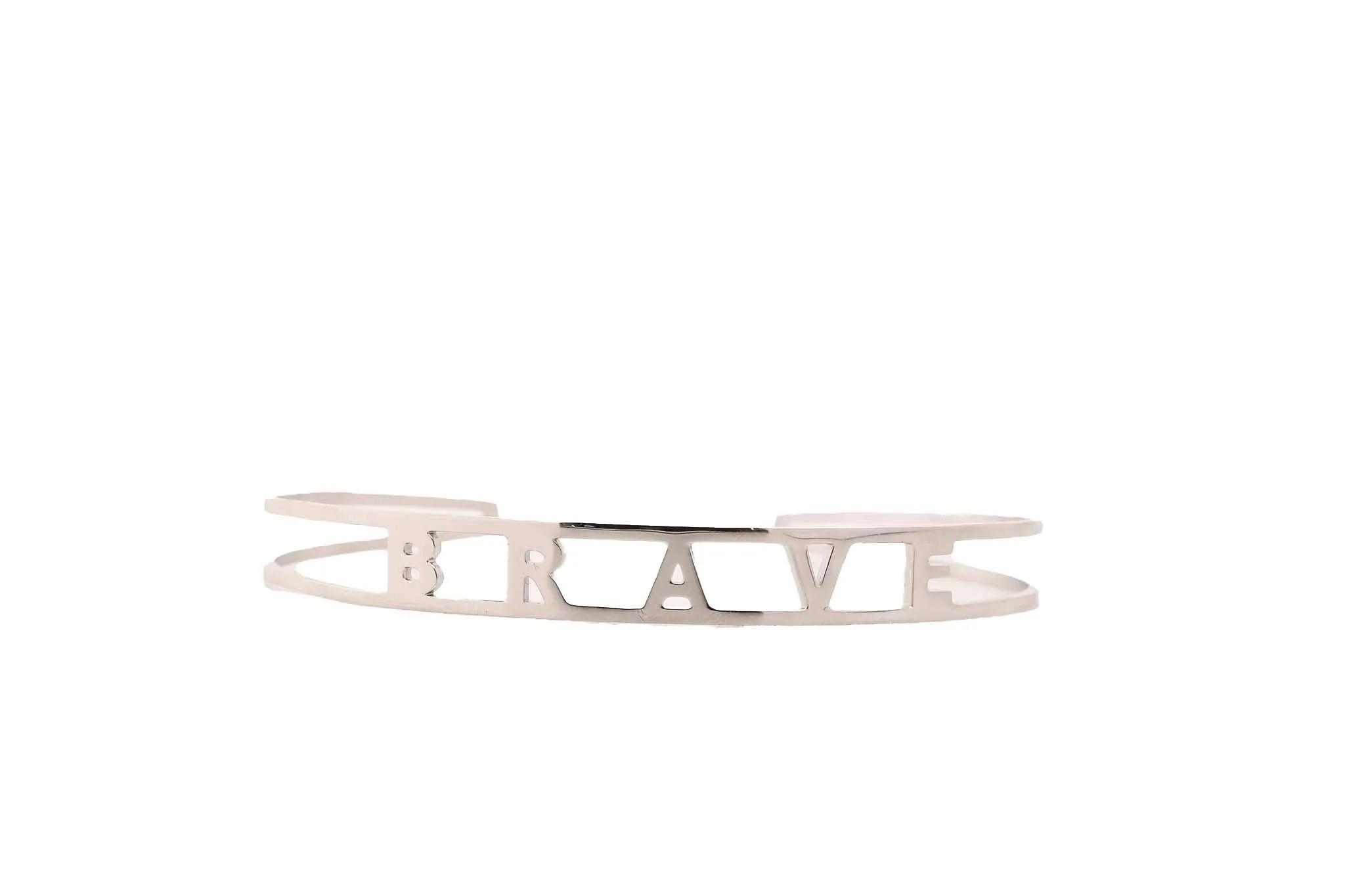 White Gold Empowered Cuff