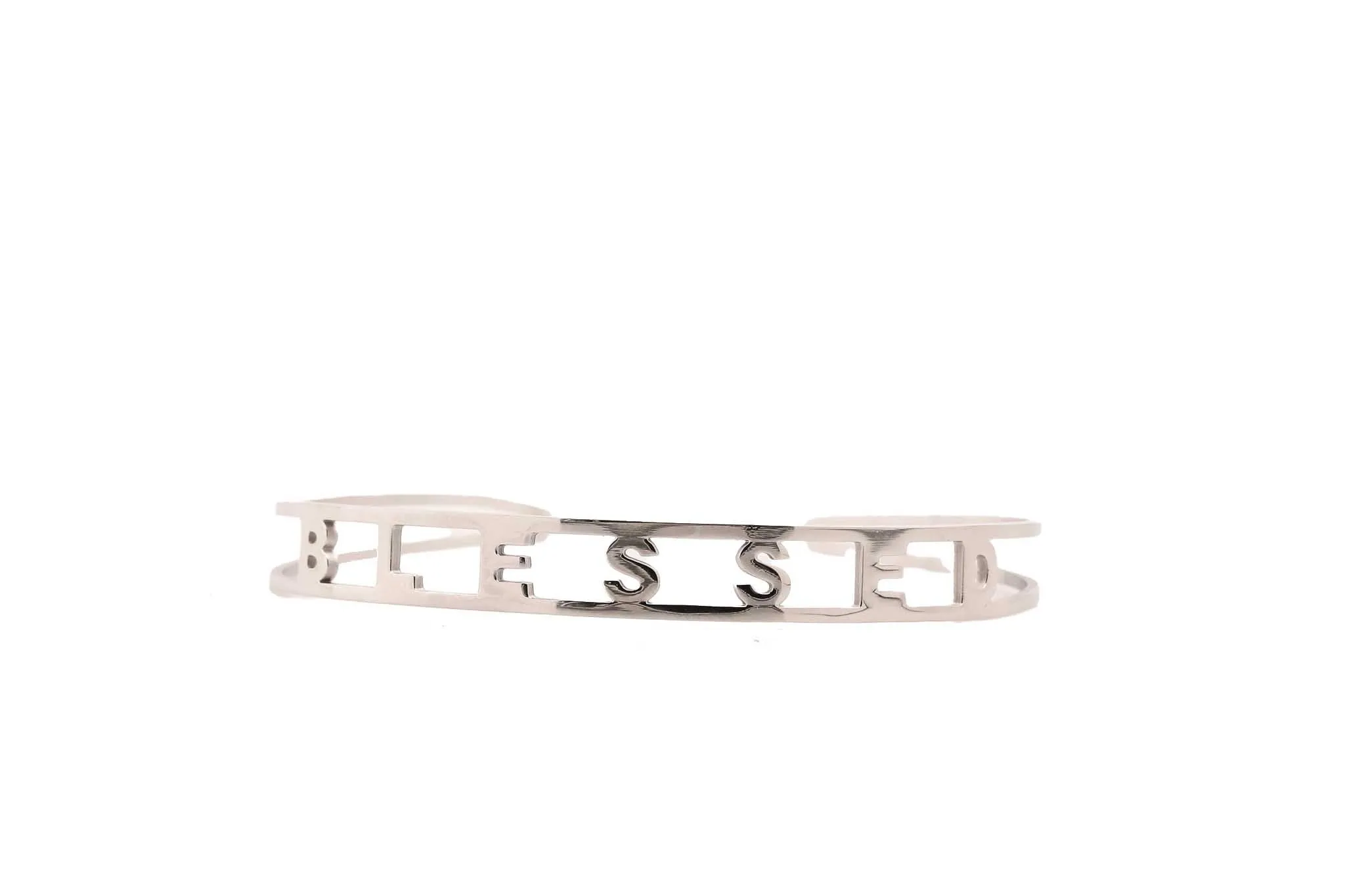 White Gold Empowered Cuff