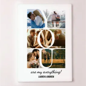 YOU - Personalized Photo Canvas for Couples