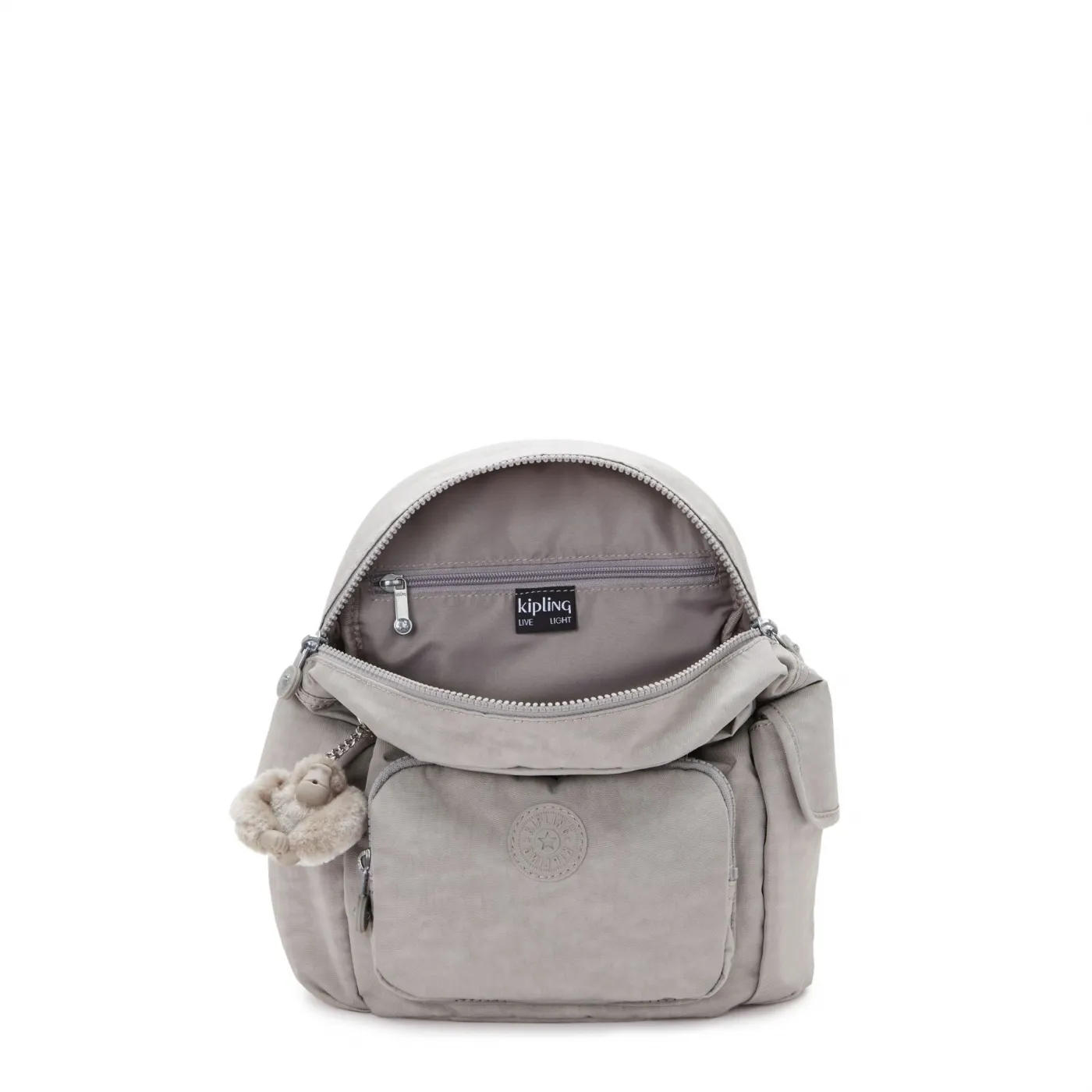 ZAINO KIPLING DONNA CITY PACK MINI GREY GRIS KPKI267089L1